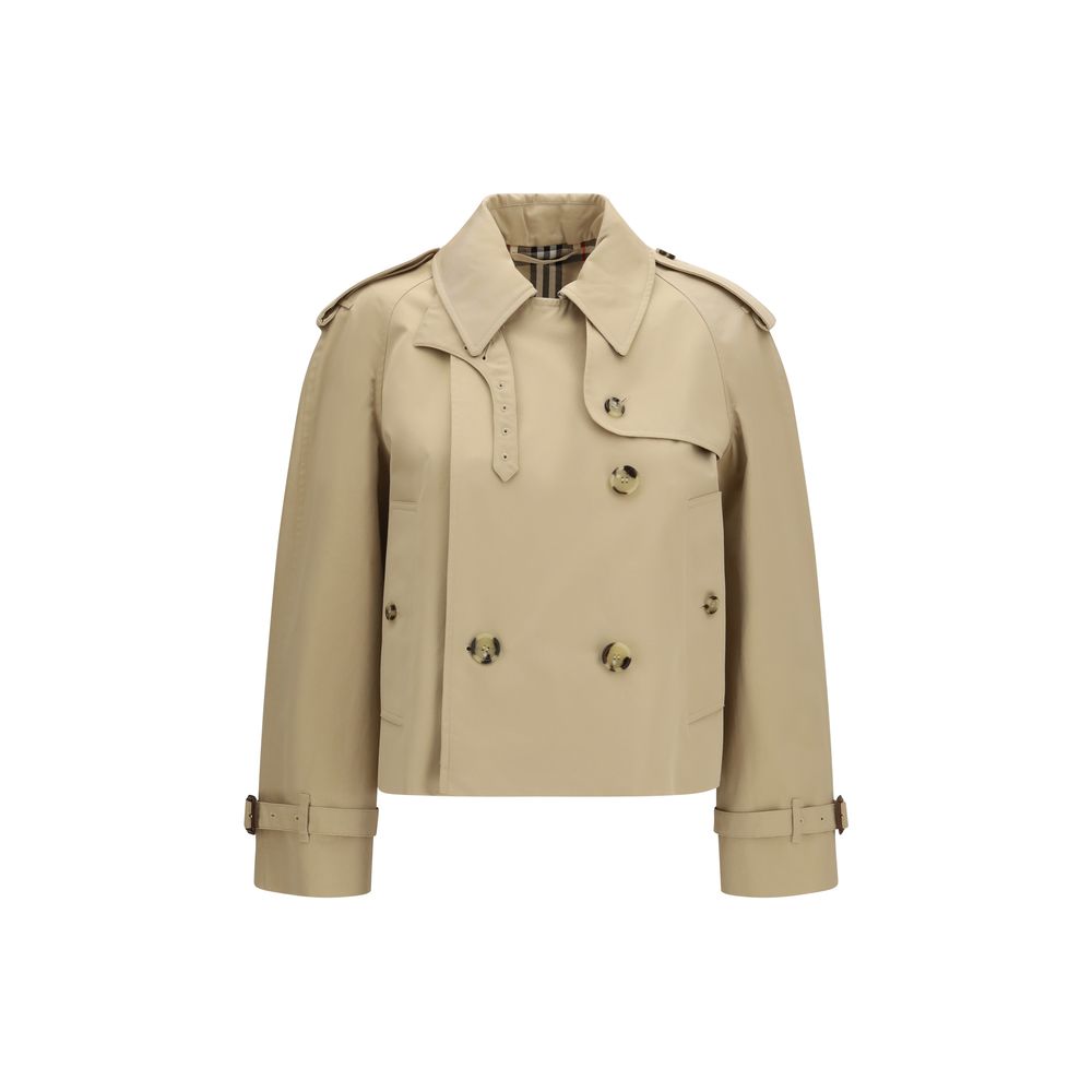 Burberry – Trench court Mayfair en gabardine de coto