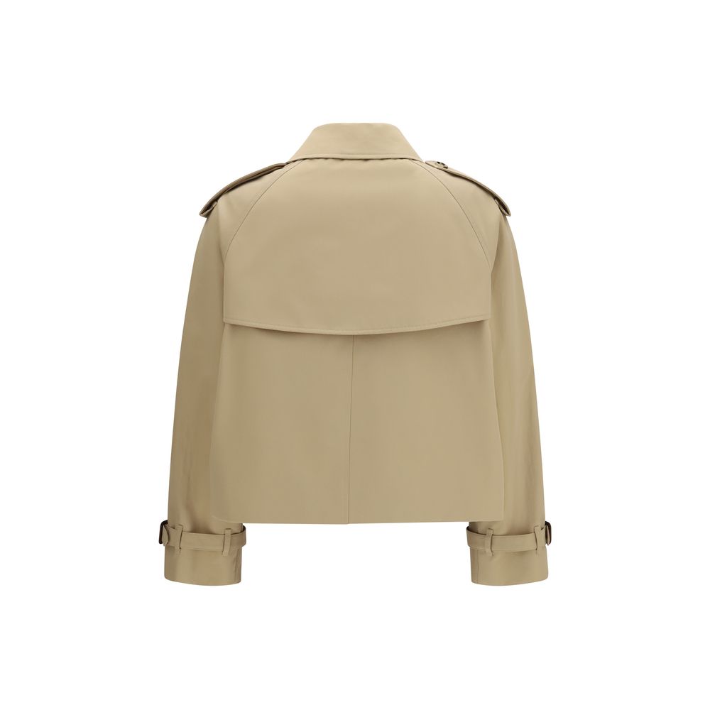 Burberry – Trench court Mayfair en gabardine de coto