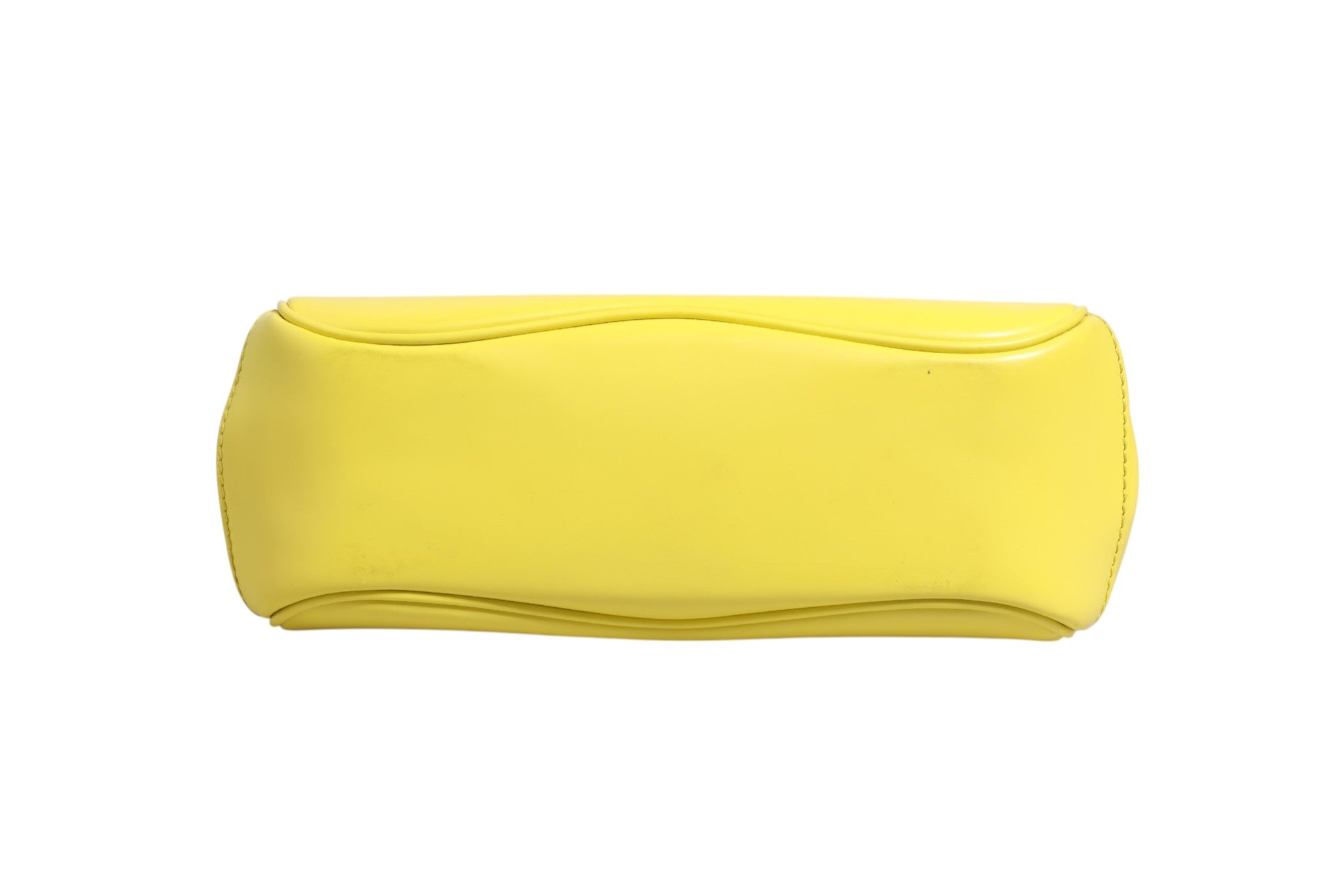Sac – État B+ en cuir jaune avec bandoulière