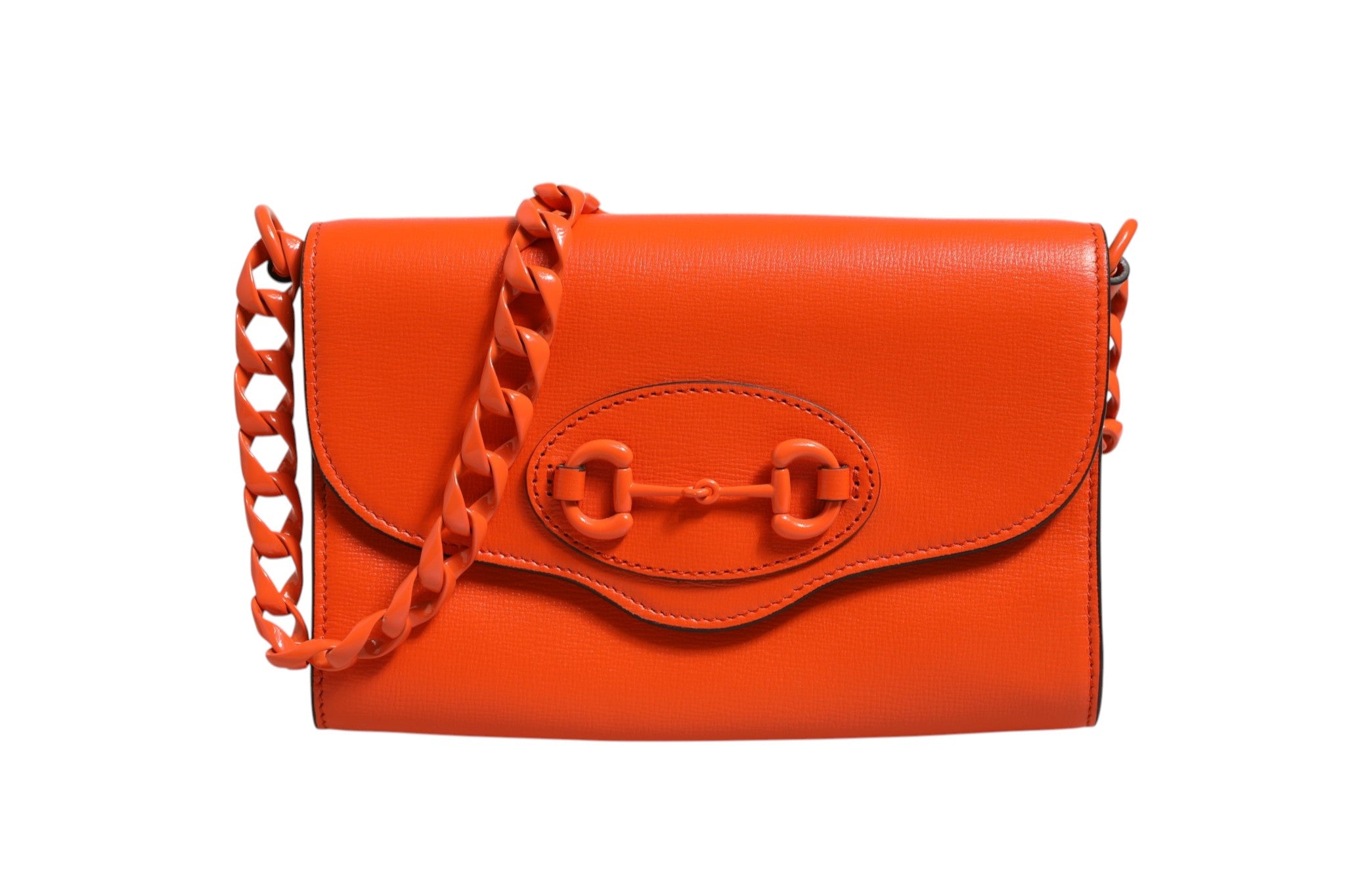 Gucci – Sac porté épaule Horsebit 1955 Enamel Mini