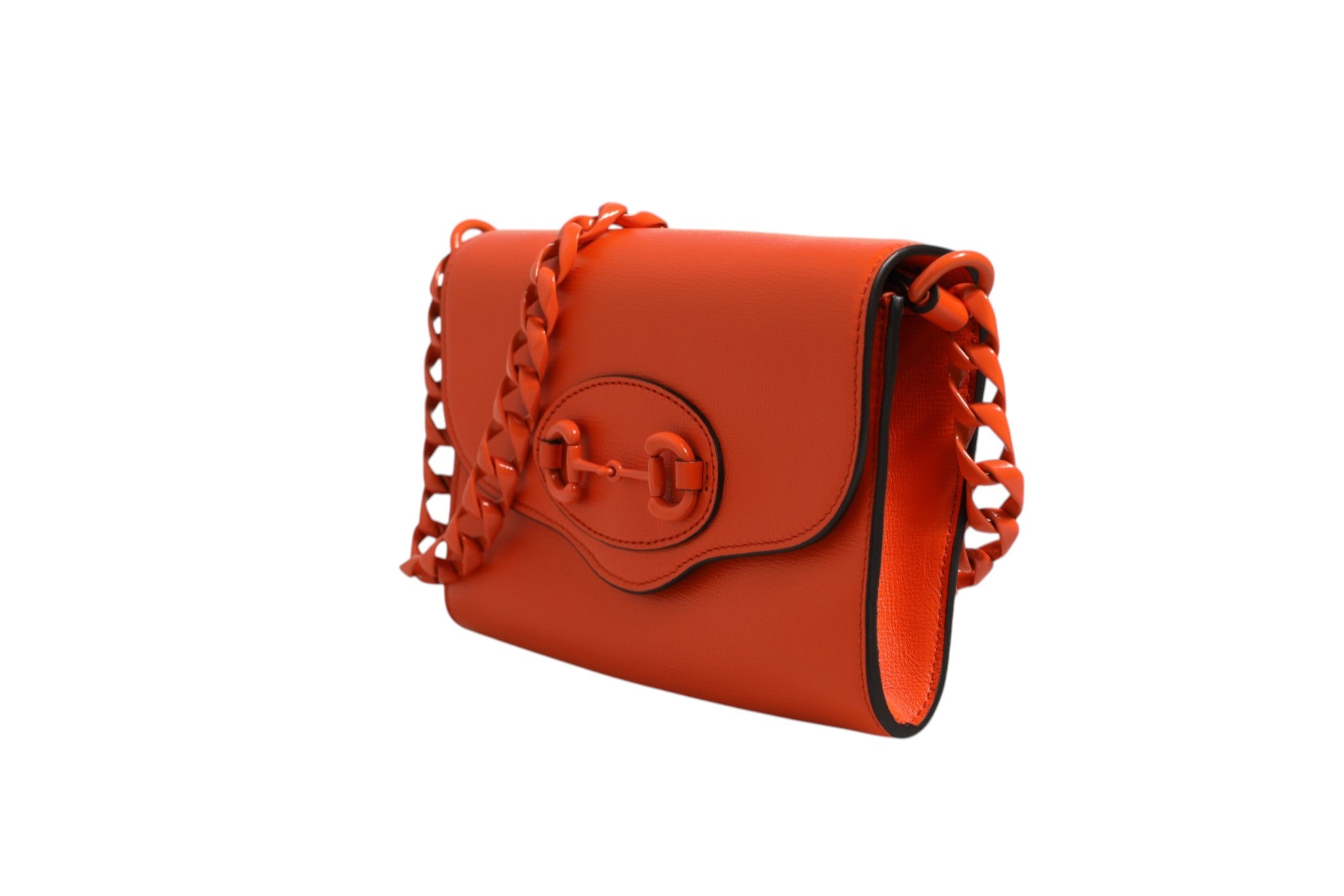 Gucci – Sac porté épaule Horsebit 1955 Enamel Mini