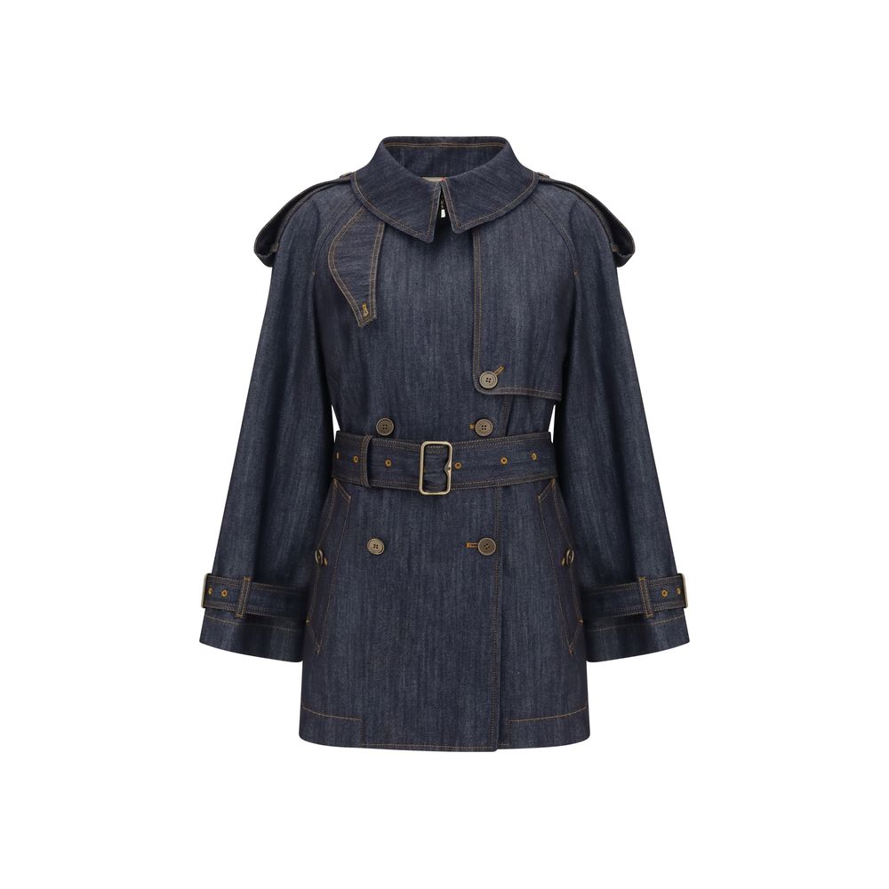 Burberry – Trench court Fitzrovia en coton