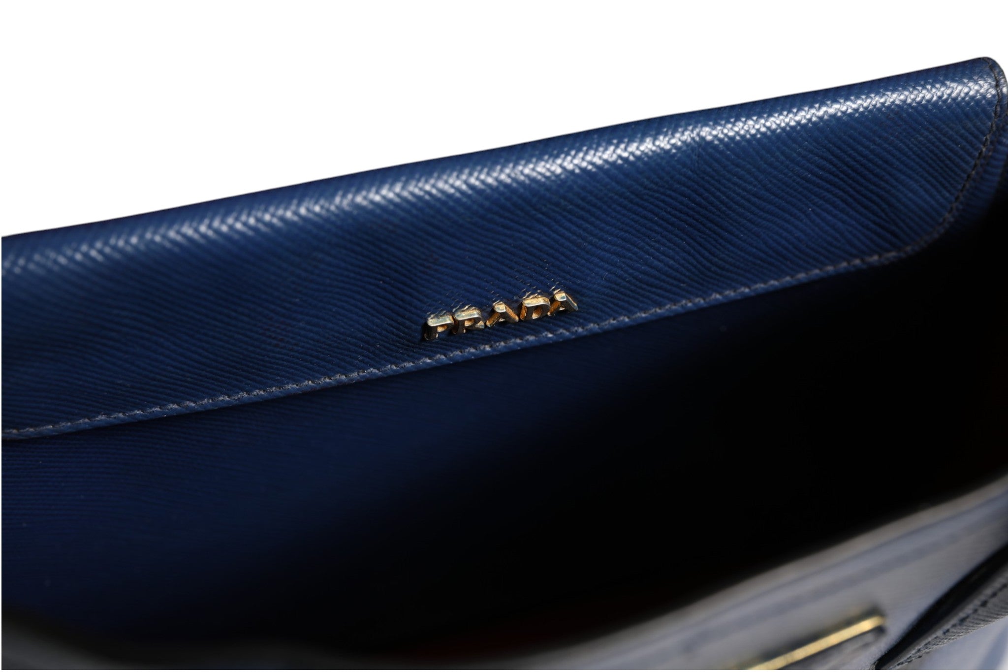 Sac 2WAY en cuir Saffiano bleu