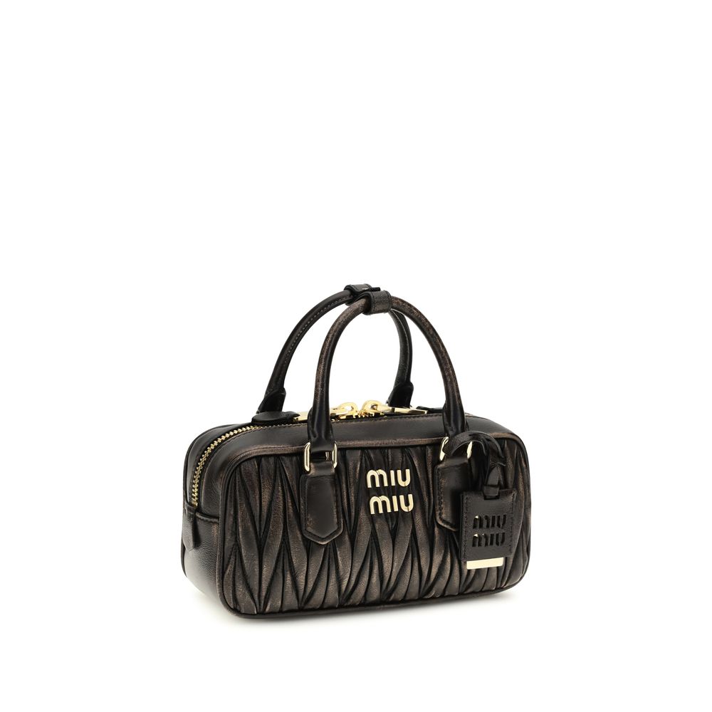 Miu Miu – Sac à main Arcadie en cuir nappa matelassé