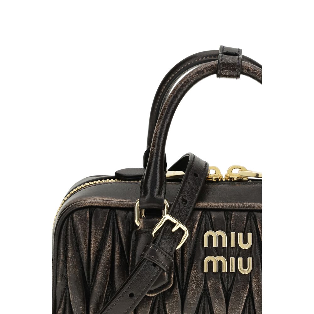 Miu Miu – Sac à main Arcadie en cuir nappa matelassé