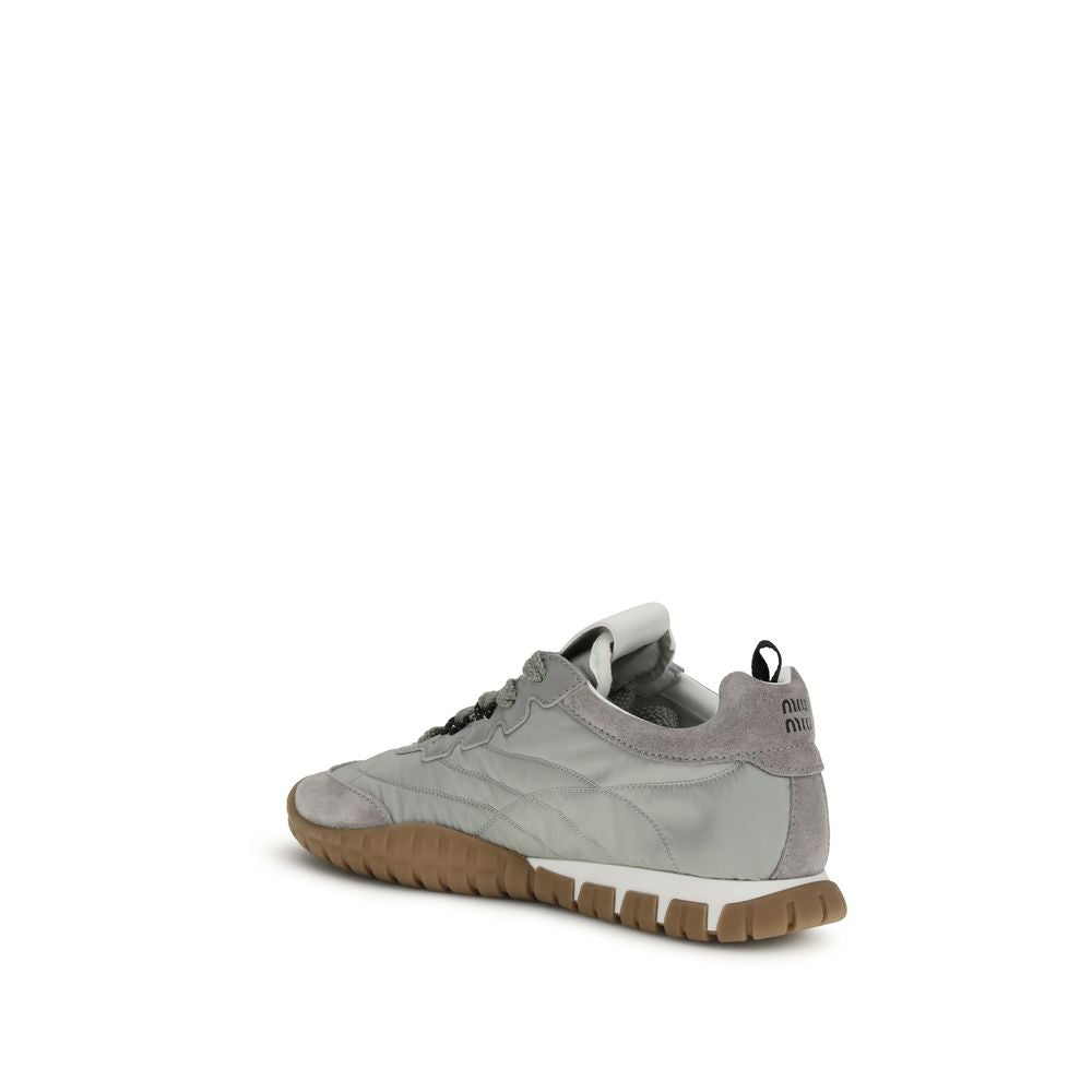 Miu Miu – Sneakers Tyre en tissu technique et suède