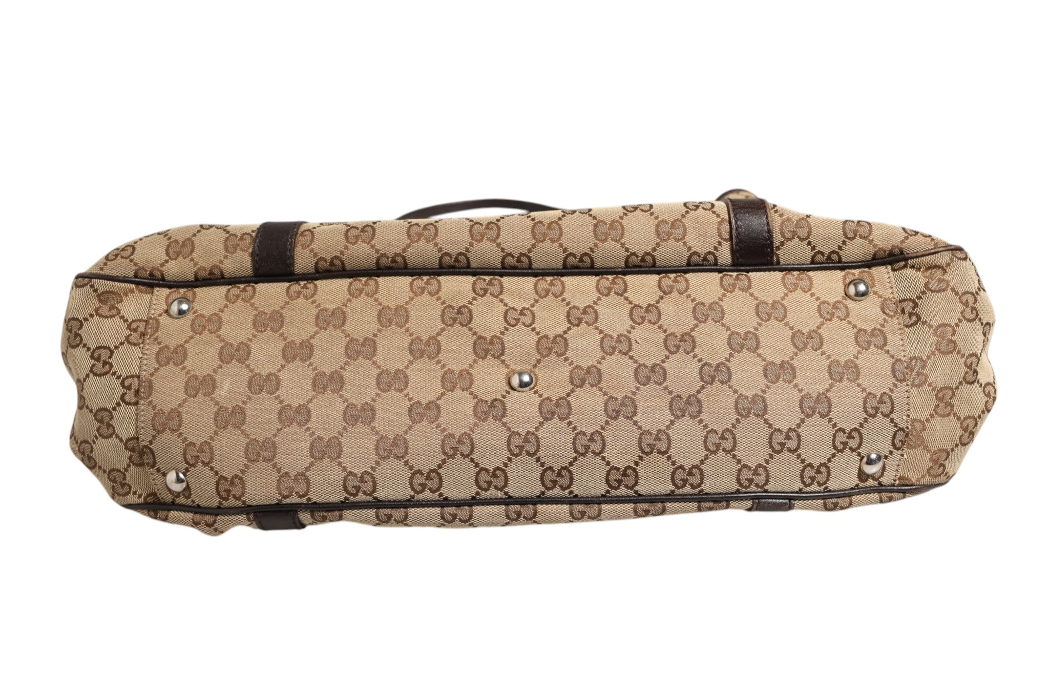 Sac cabas Twins Medium en toile beige et noire