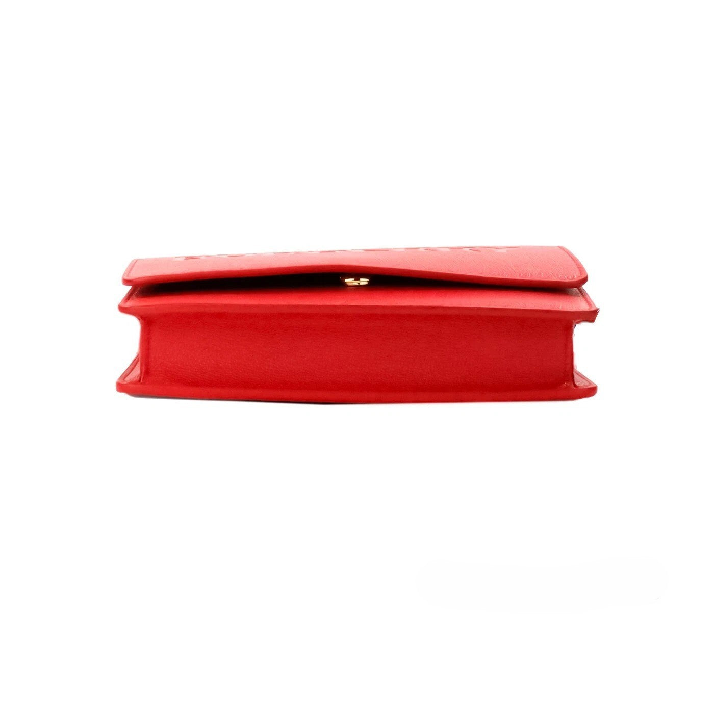 Burberry – Sac crossbody Hampshire Small en cuir lisse rouge