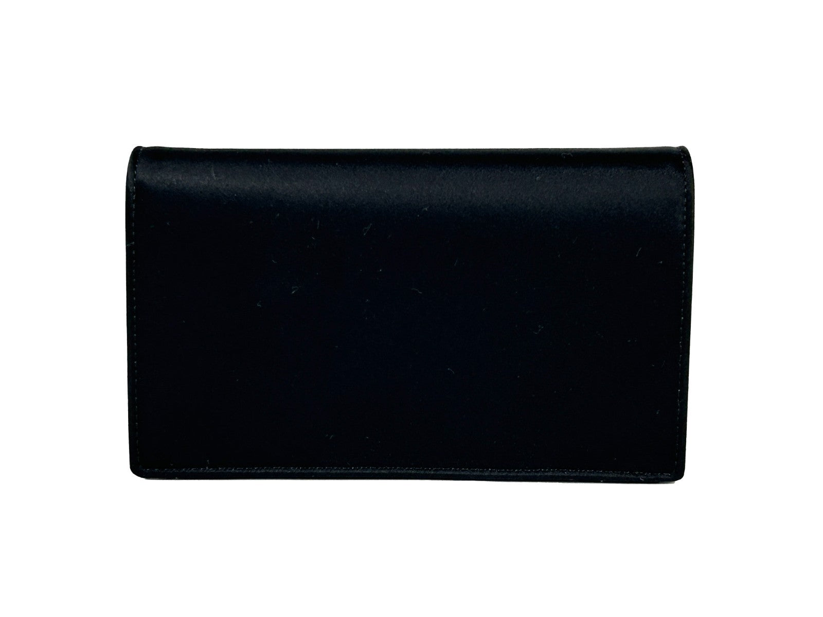 Versace – Mini Chain Wallet Crossbody en tissu et cuir