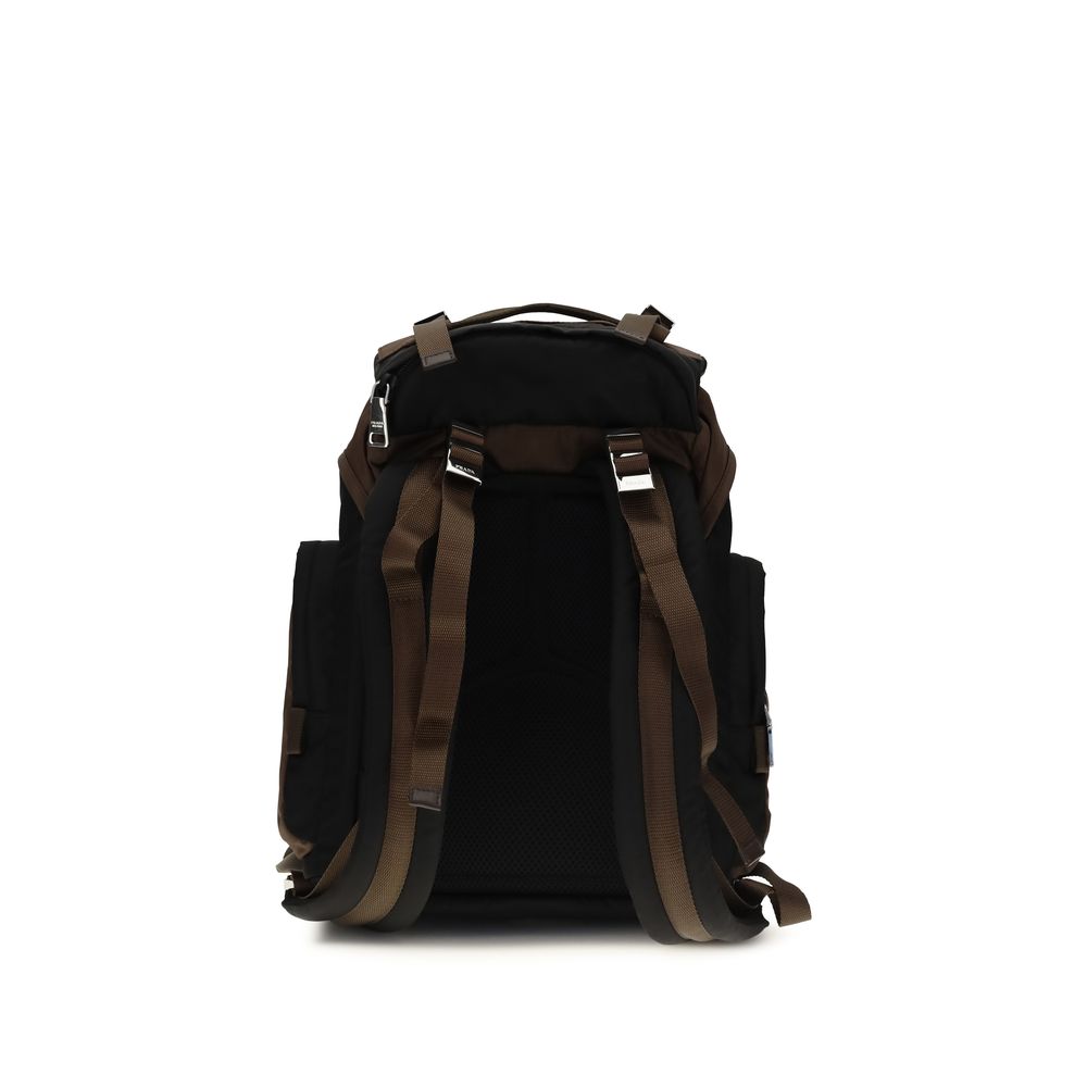 Prada – Sac à dos en Re-Nylon et cuir