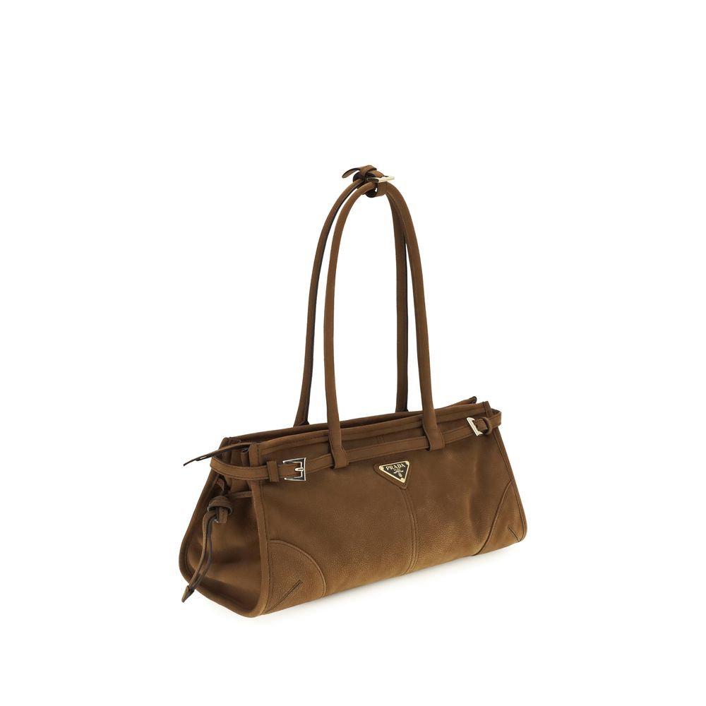 Prada – Sac à main Bonnie Medium en nubuck