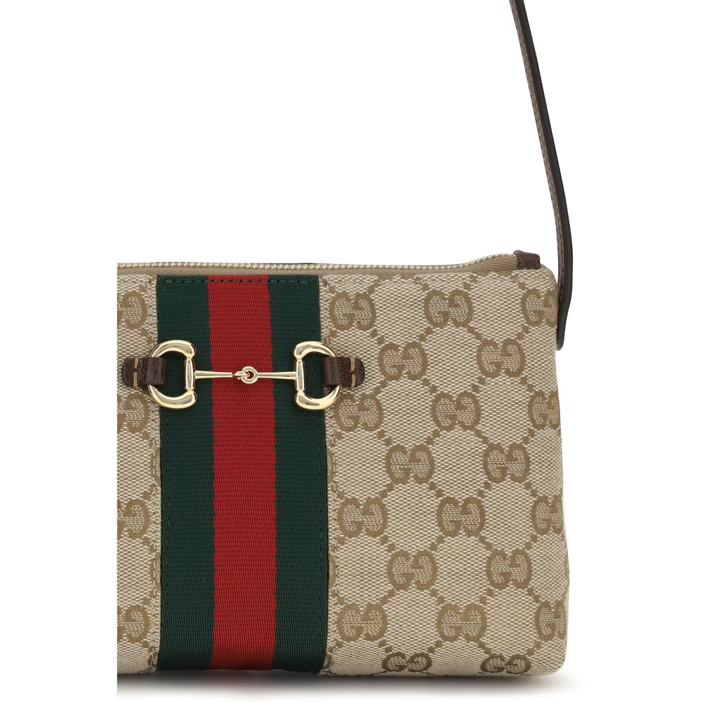 Gucci – Sac porté épaule GG avec Horsebit