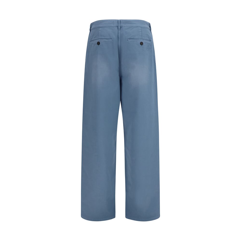 Miu Miu – Pantalon wide-leg garment-dyed en coton