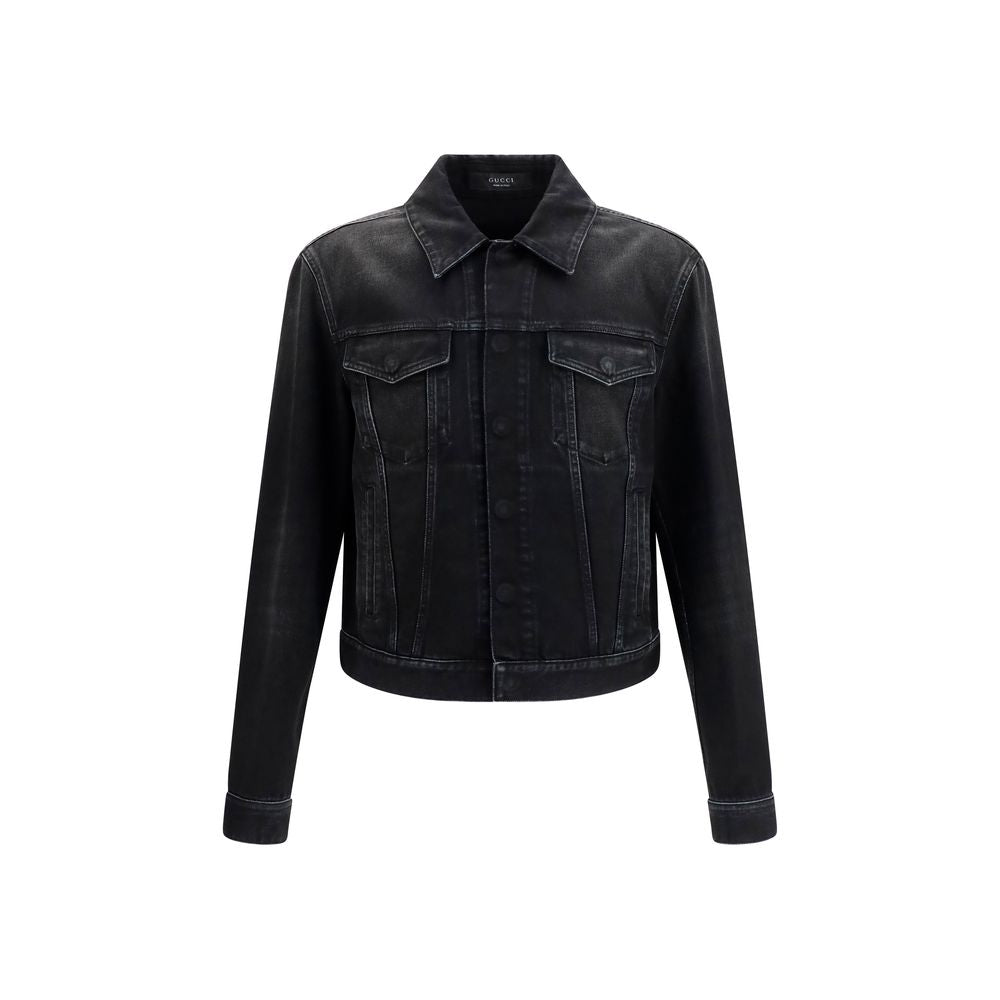 Gucci – Veste en denim jacquard GG