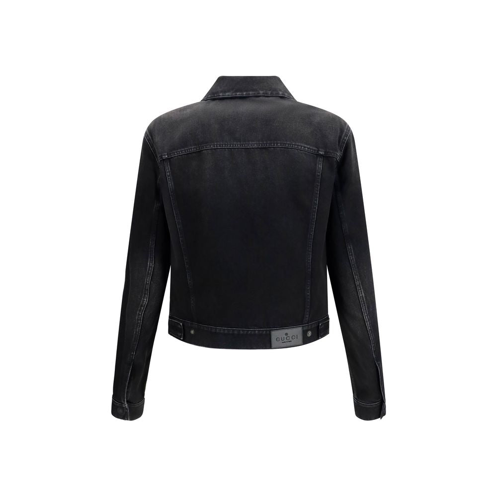 Gucci – Veste en denim jacquard GG