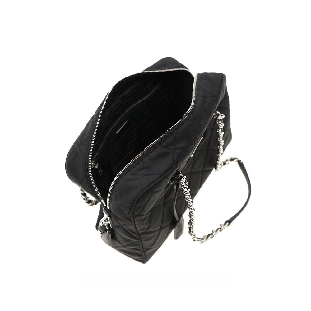 Black Nylon Shoulder Bag