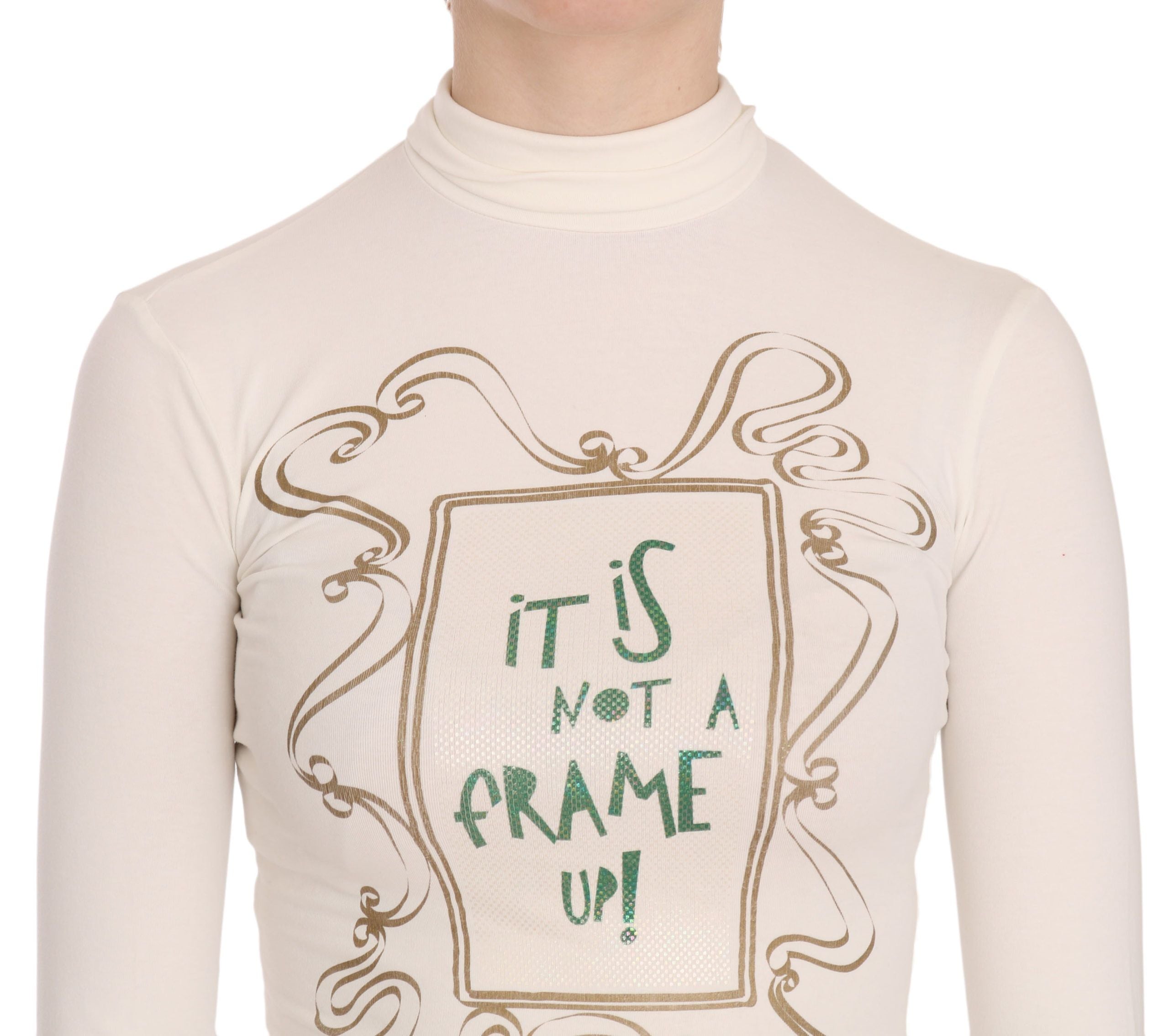 Crew Neck It Is Not A Frame Up! Blouse