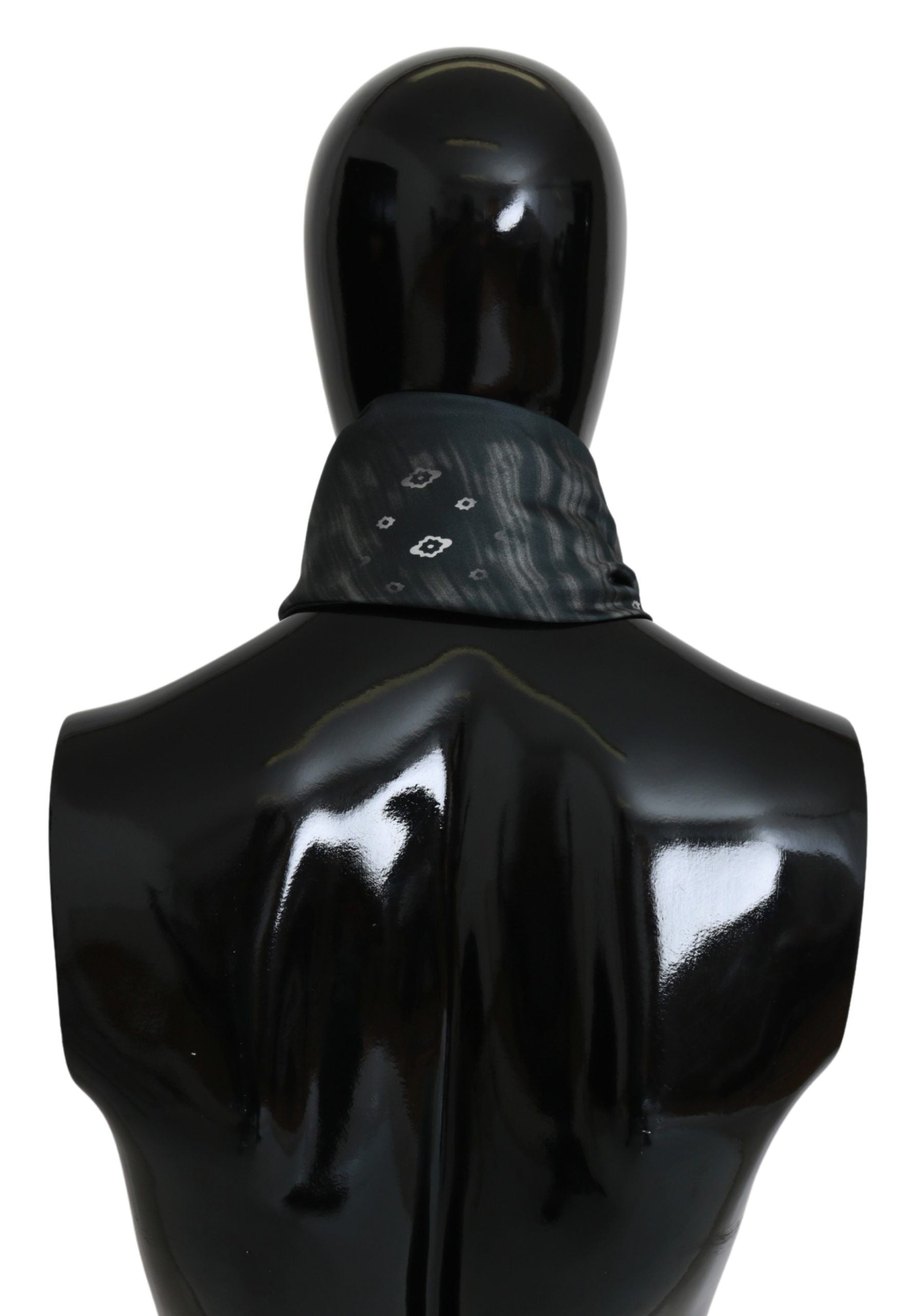 Blue Foulard Silk Women Scarf