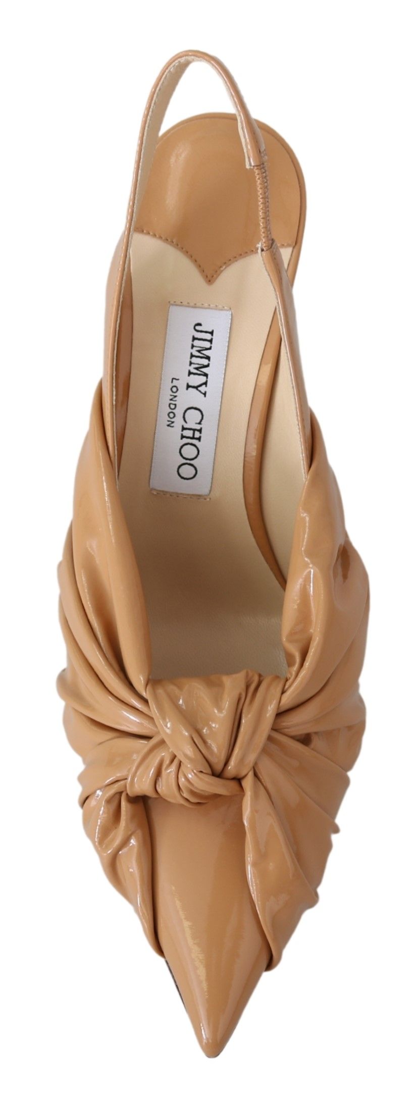 Caramel Brown Leather Annabell 85 Pumps
