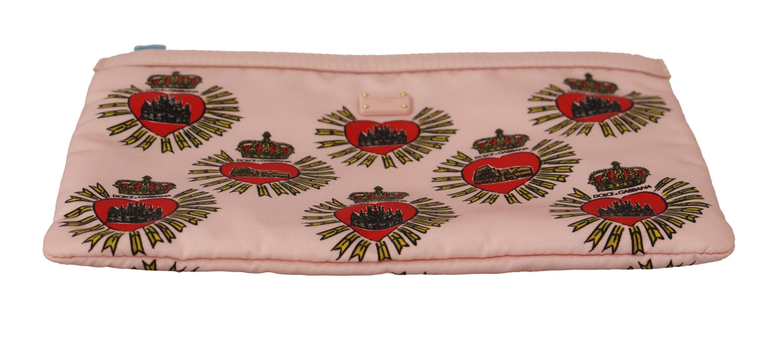 Clutch Pink D&G Logo Devotion Heart Toiletry Pouch Wallet