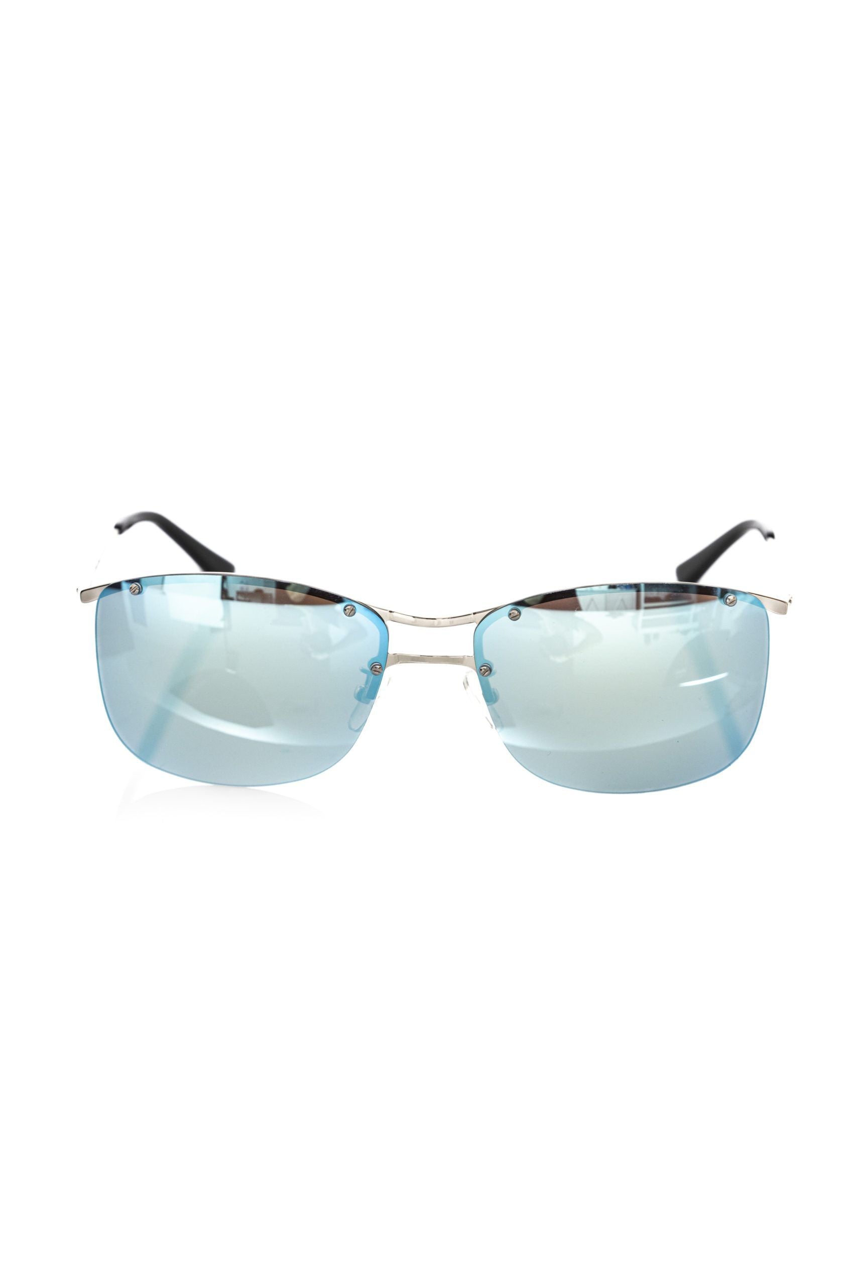 Silver Metallic Men Sunglasses