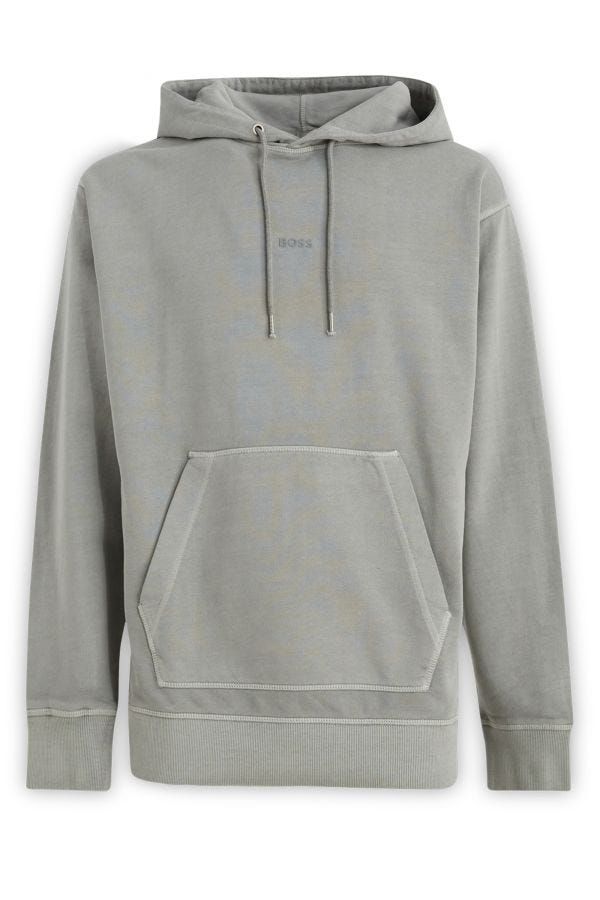Sweatshirt à Capuche Homme Gris