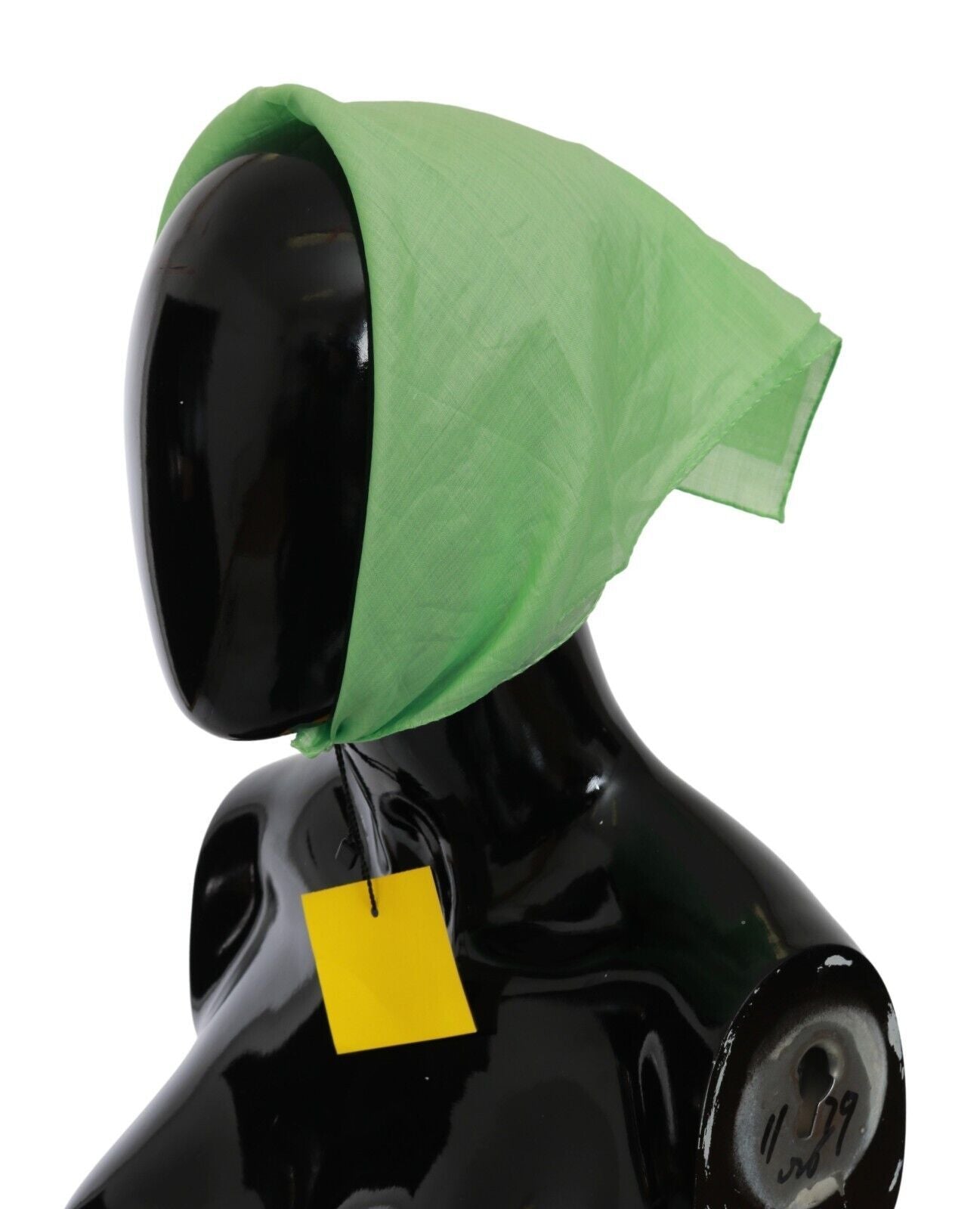 Apple Green Linen Square Scarf Head Wrap Scarf