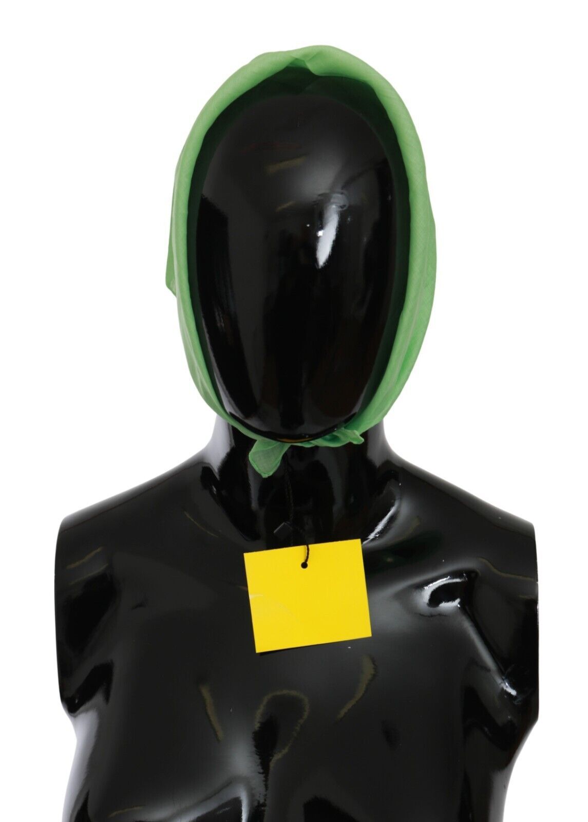 Apple Green Linen Square Scarf Head Wrap Scarf