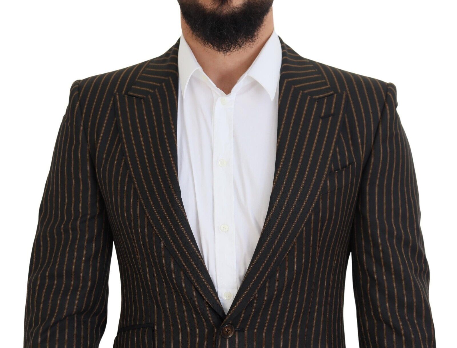 Blazer Formel Noir Rayé Marron