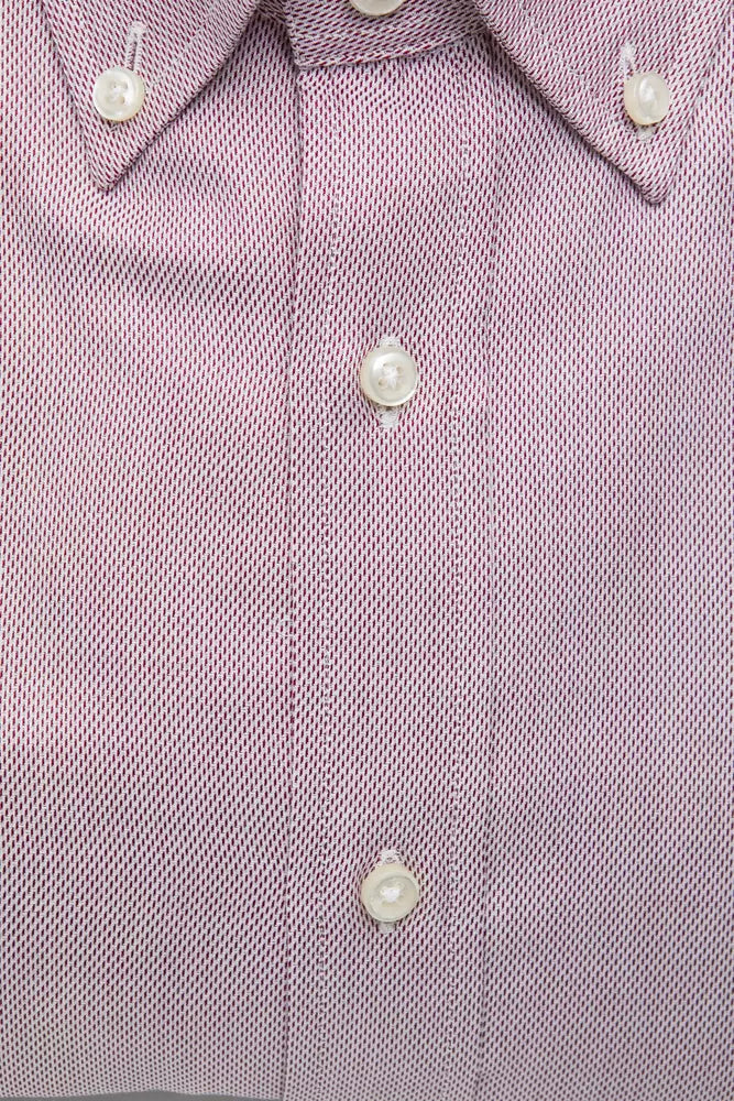 Red Cotton Men's Shirt