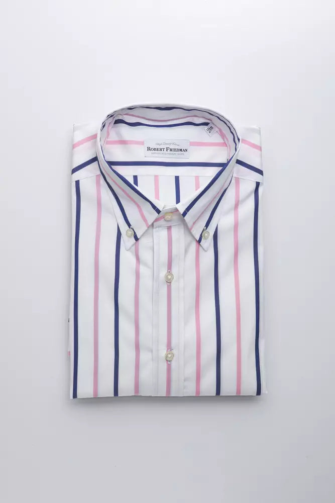 White Cotton Men's Shirt