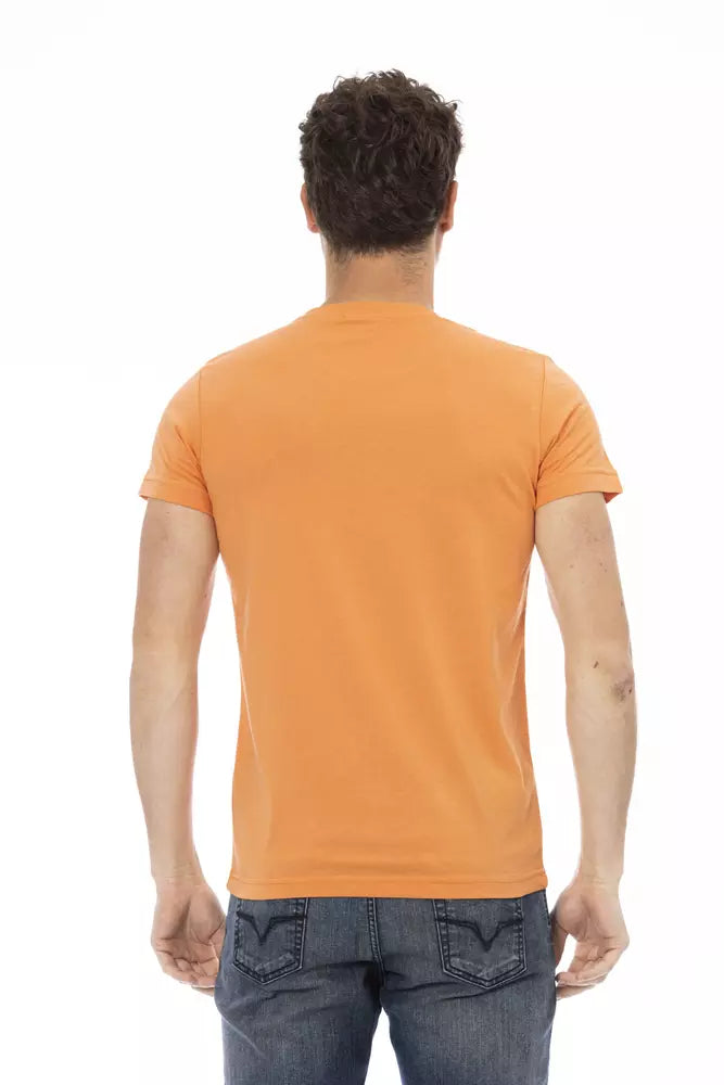 Orange Cotton Men's T-Shirt