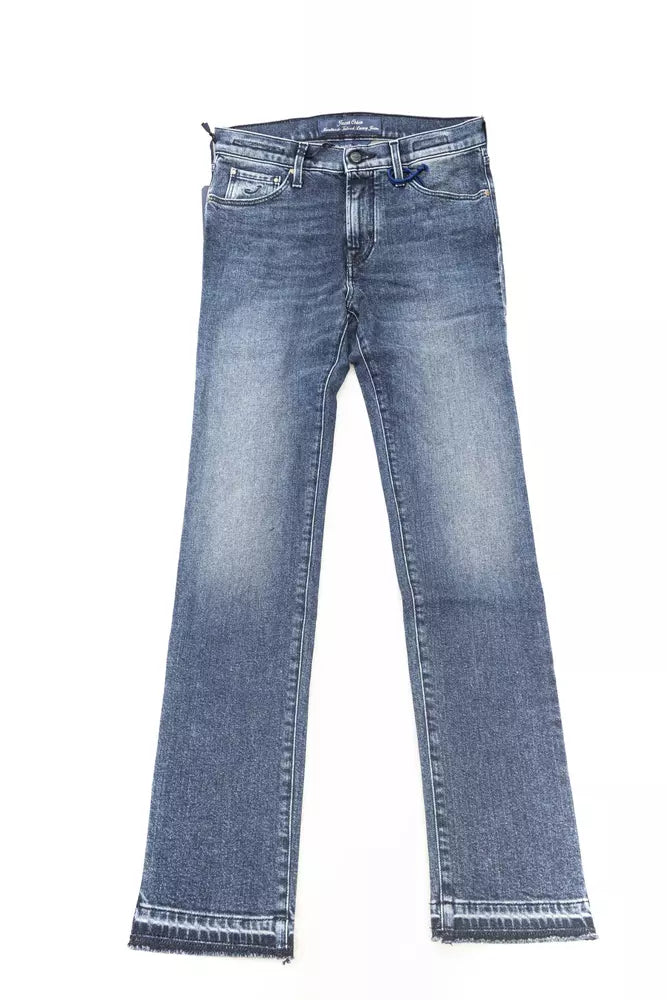 Blue Cotton Jeans Denim