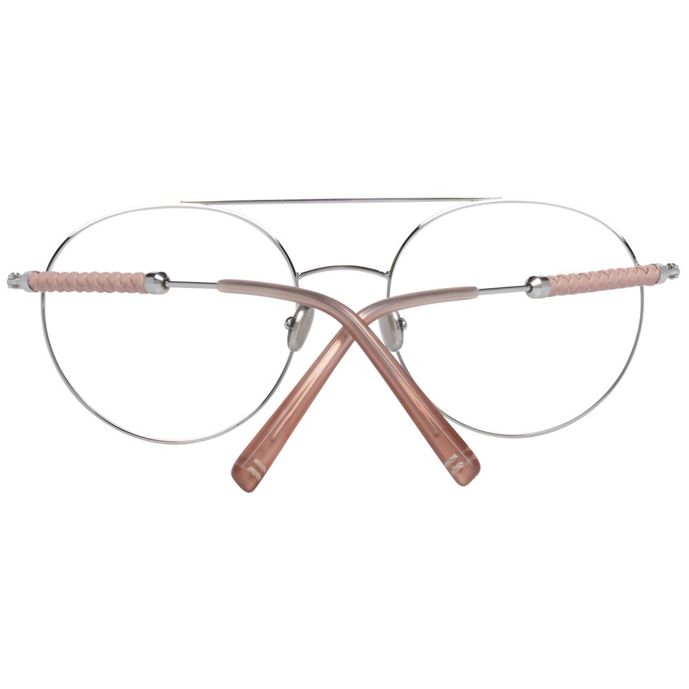 Silver Metal & Leather Glasses (Frames)
