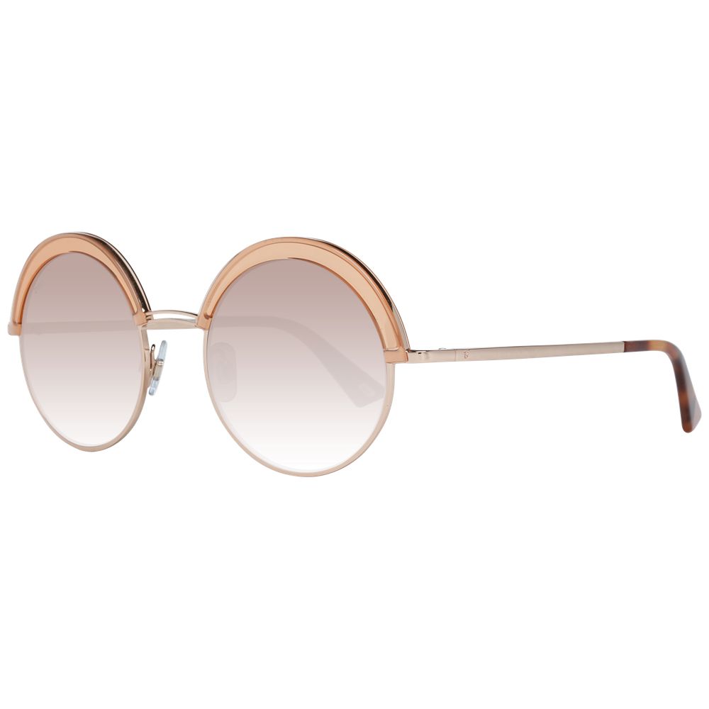 Rose Gold Metal & Plastic Sunglasses