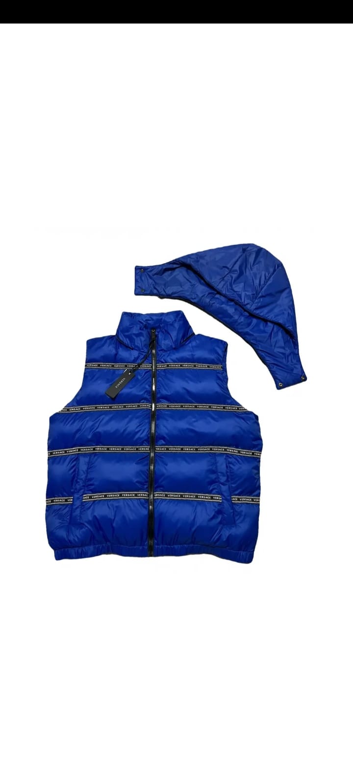 Blue Polyester Vest