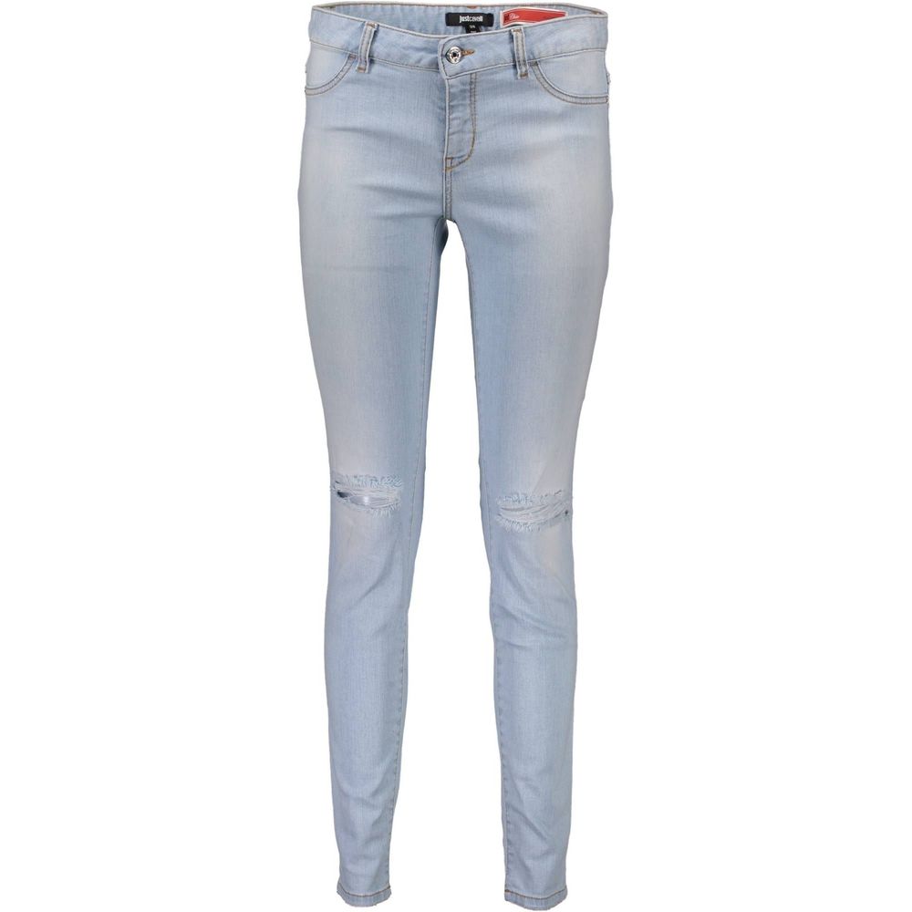 Blue Cotton Women's Jeans
