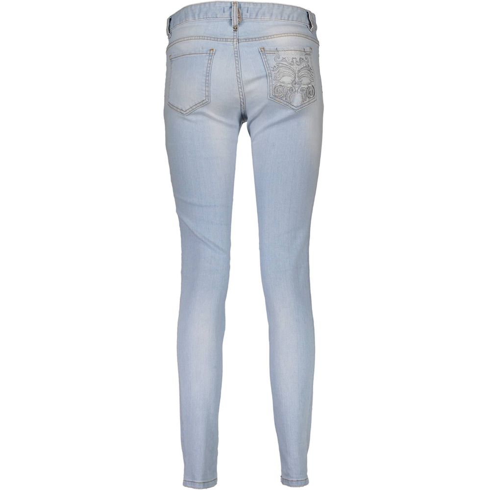Blue Cotton Women's Jeans