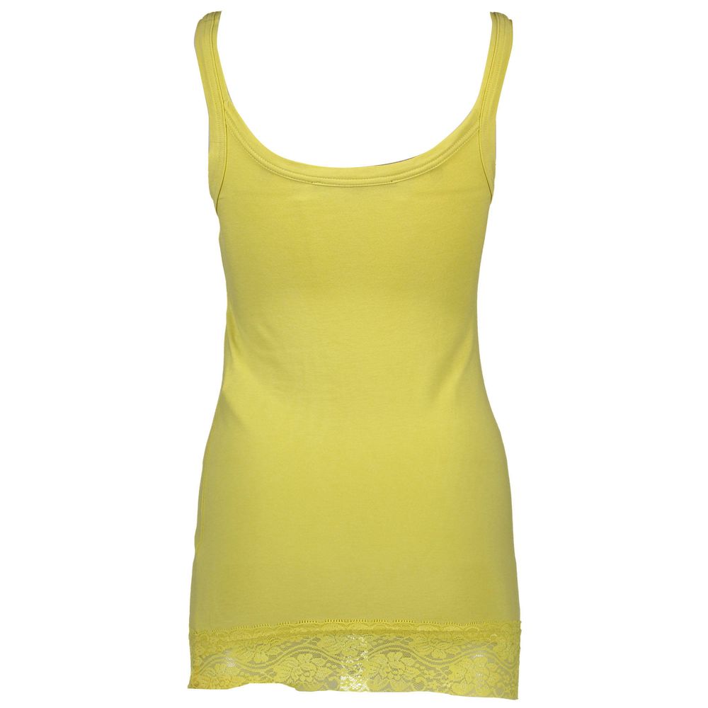 Yellow Cotton Women's Top