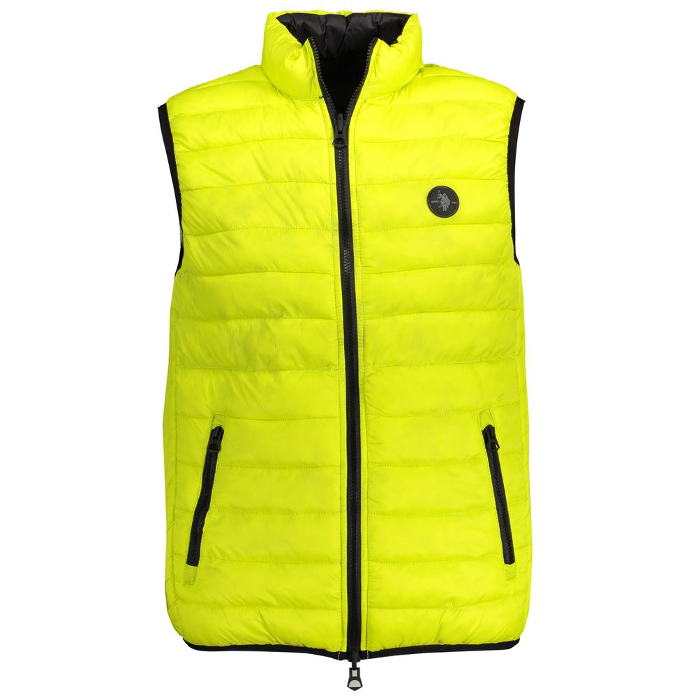 Yellow Nylon Men's Vest