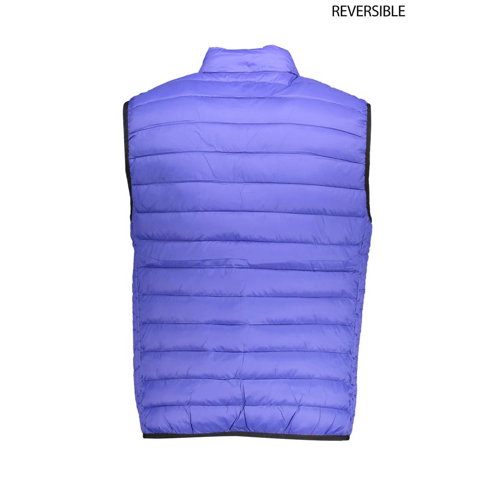 Blue Nylon Men's Vest