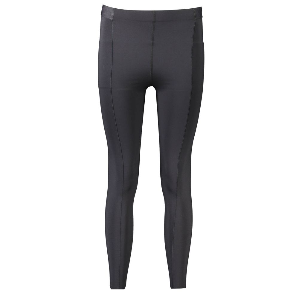 Black Polyester Women's Legging