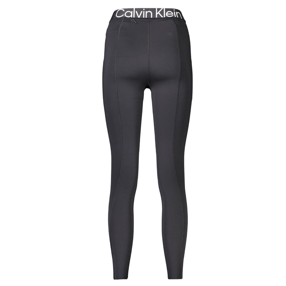 Black Polyester Women's Legging