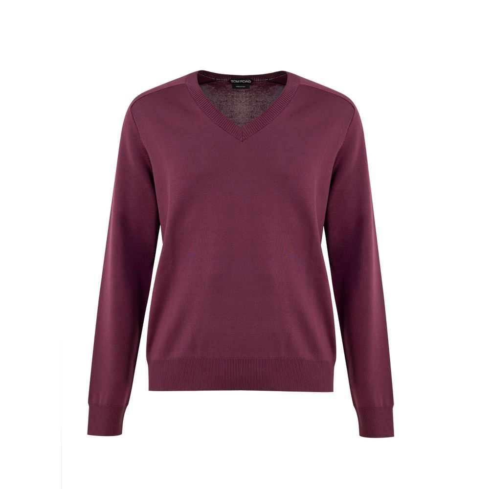 Purple Silk Sweatshirt