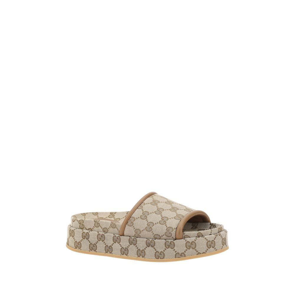 Beige Polyamide Sandals