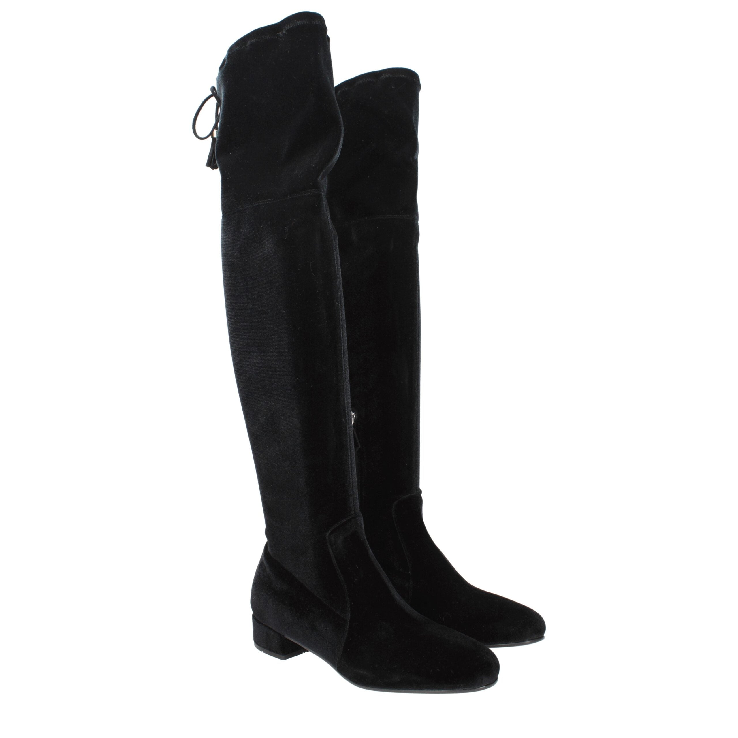 Black Velvet Over The Knee