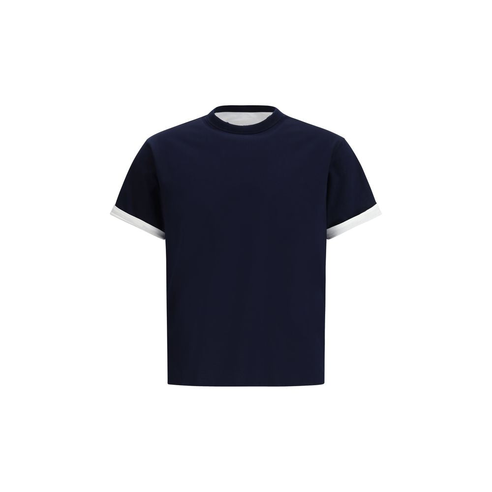 Prada — T-shirt blanc réversible en coton