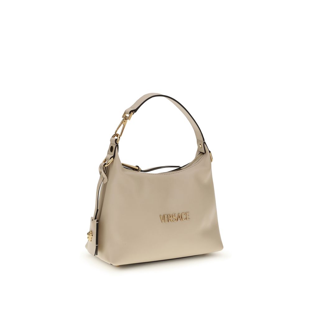 Beige Calf Leather Bos Taurus Handbag