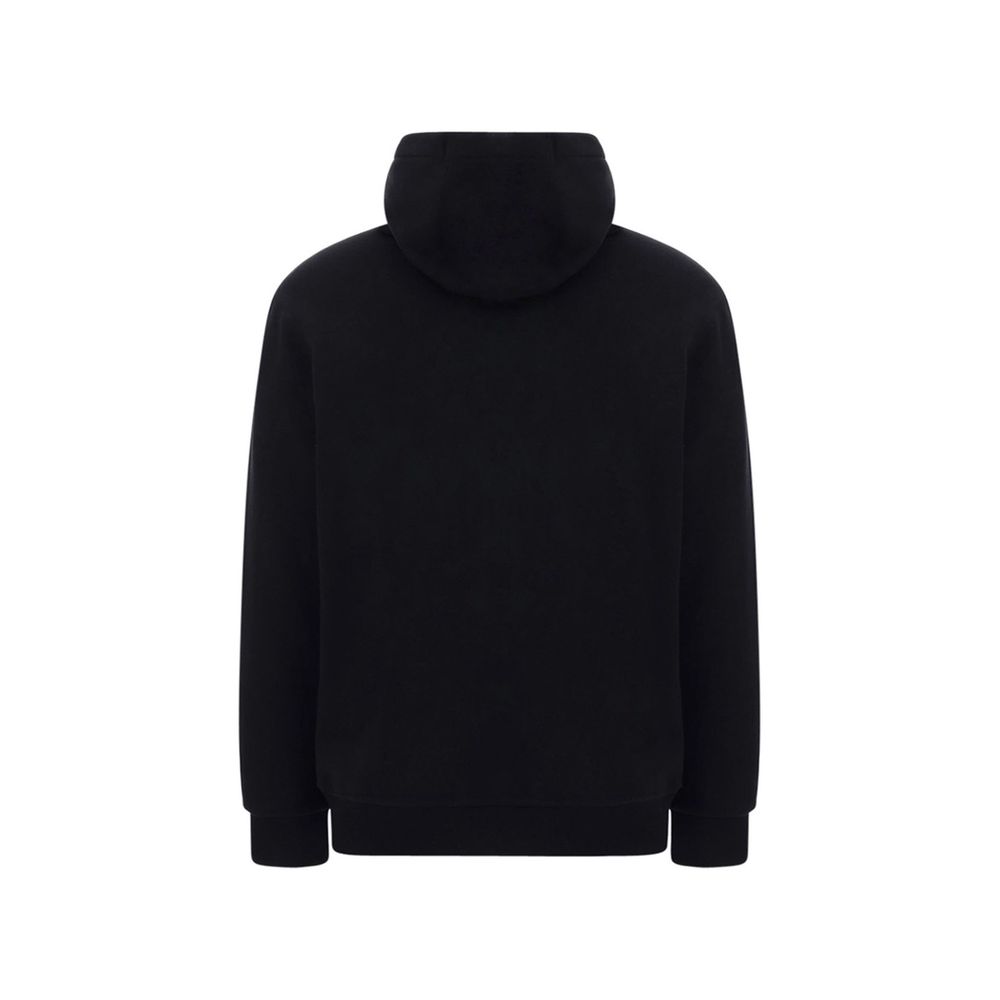 Black Cotton Sweatshirt