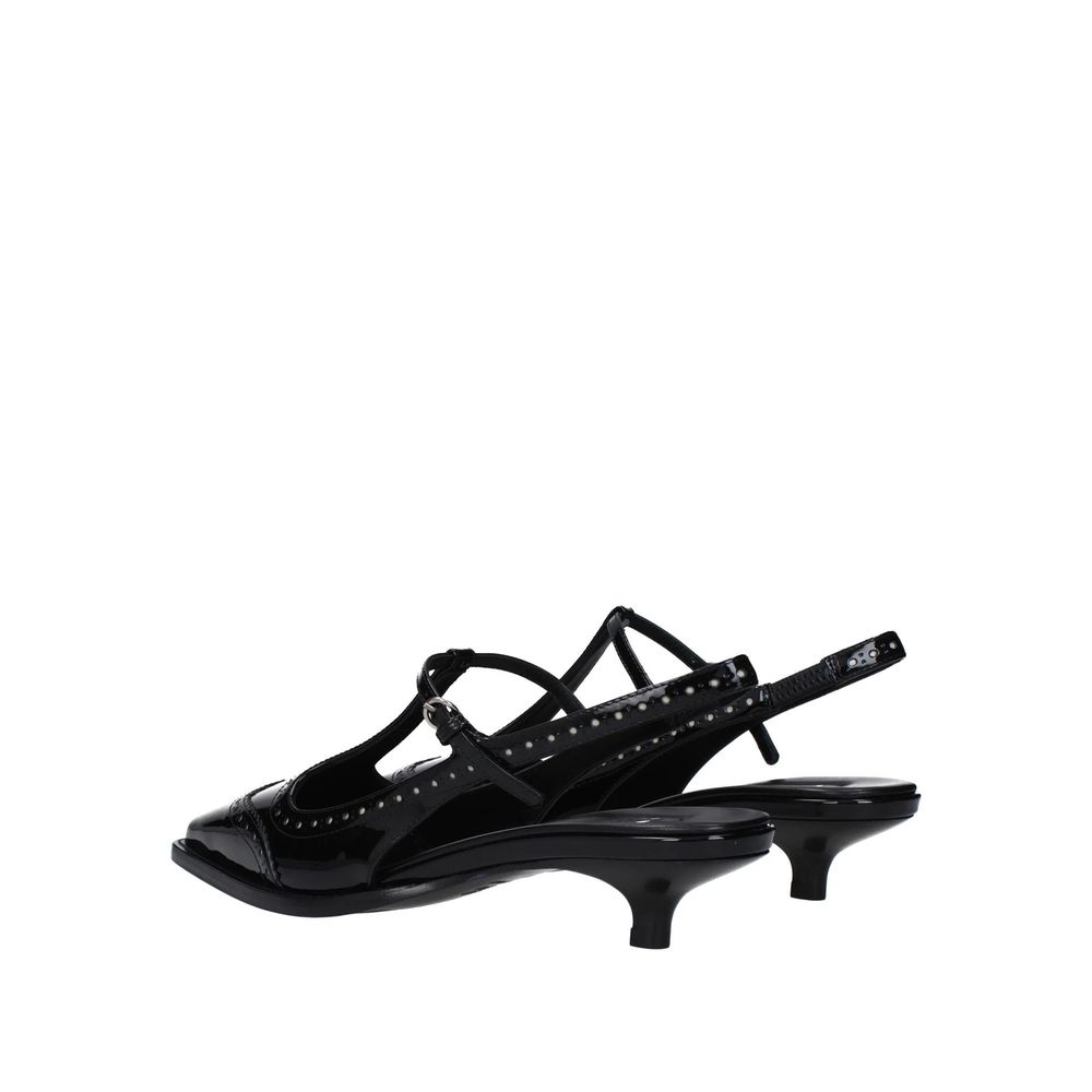 Miu Miu – Escarpins slingback en cuir verni